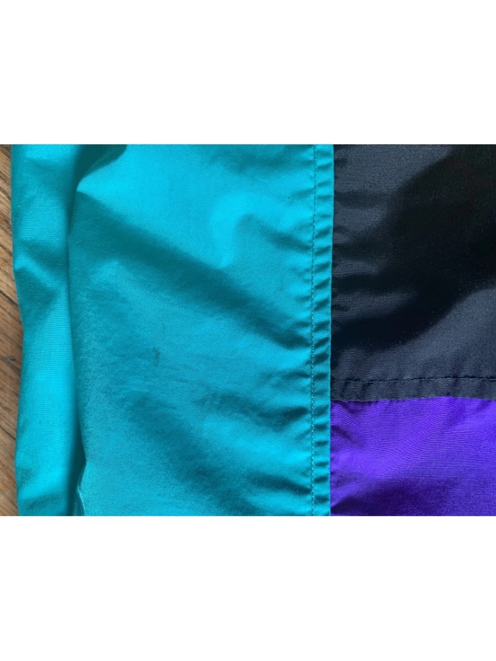 Vintage Columbia Sportswear Windbreaker Jacket Mens XL Teal Navy Colorblock 90s - Picture 14 of 16